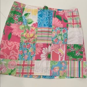 Lilly Pulitzer Classic Patchwork Skirt